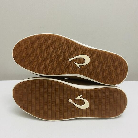 Olukai HAWAI'ILOA MANU HOPE Women's 9 Leather Sneaker Booties 20397-FX18 Brown - Picture 13 of 13